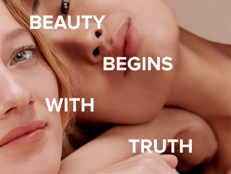 BEAUTY,BEGINS,WITH,TRUTH